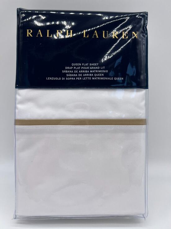 Lauren Ralph Lauren Other - Ralph Lauren Palmer Percale Queen Flat Sheet Burnished Chamois $145.00 NEW